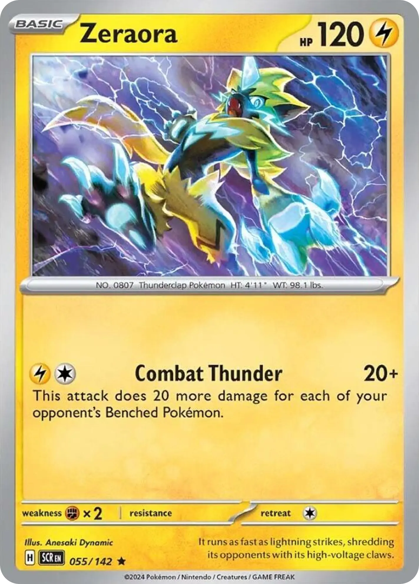 Zeraora (Stellar Crown) - Pokémon in TCG Land México