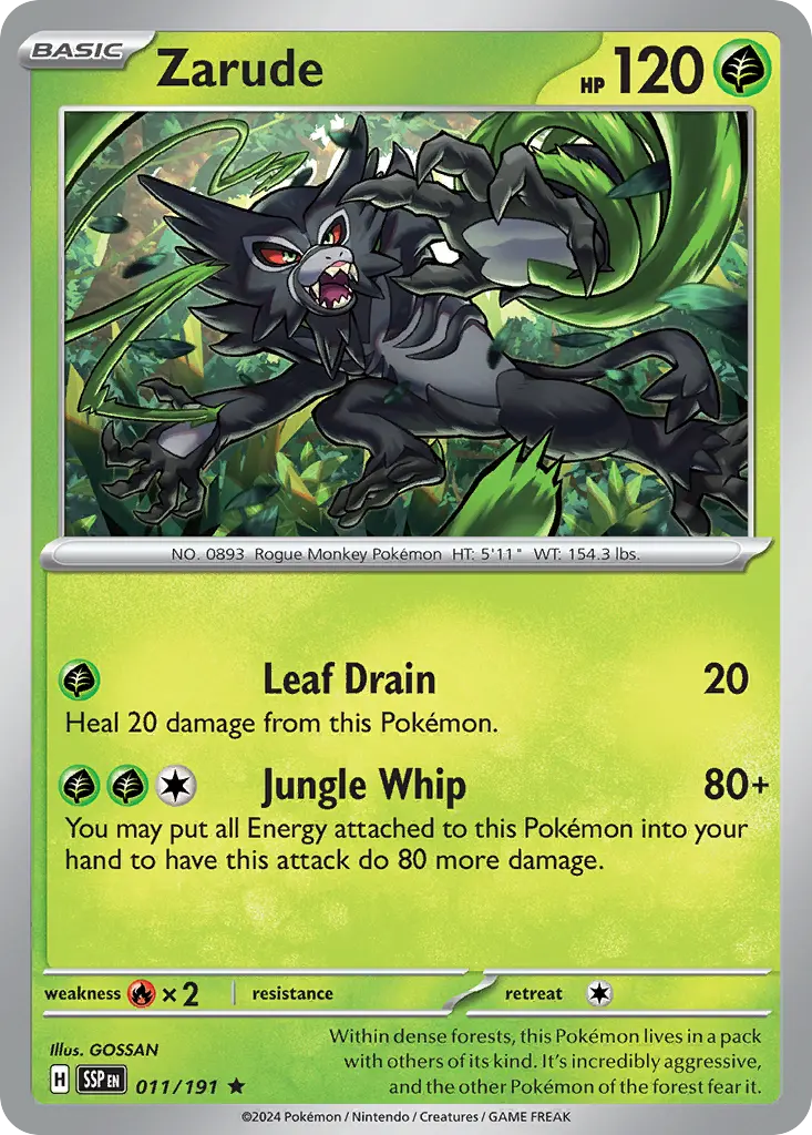 Zarude (Surging Sparks) - Pokémon in TCG Land México