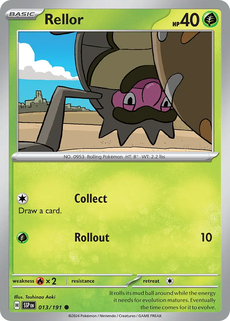 Rellor (Surging Sparks) - Pokémon in TCG Land México
