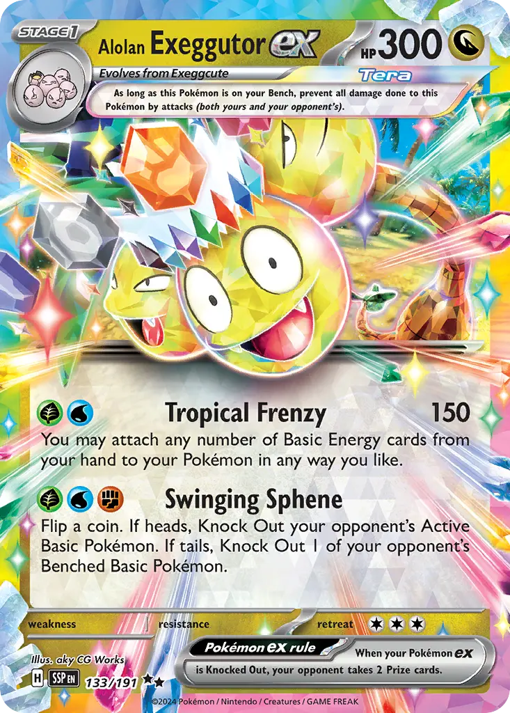 Alolan Exeggutor ex (Surging Sparks) - Pokémon in TCG Land México