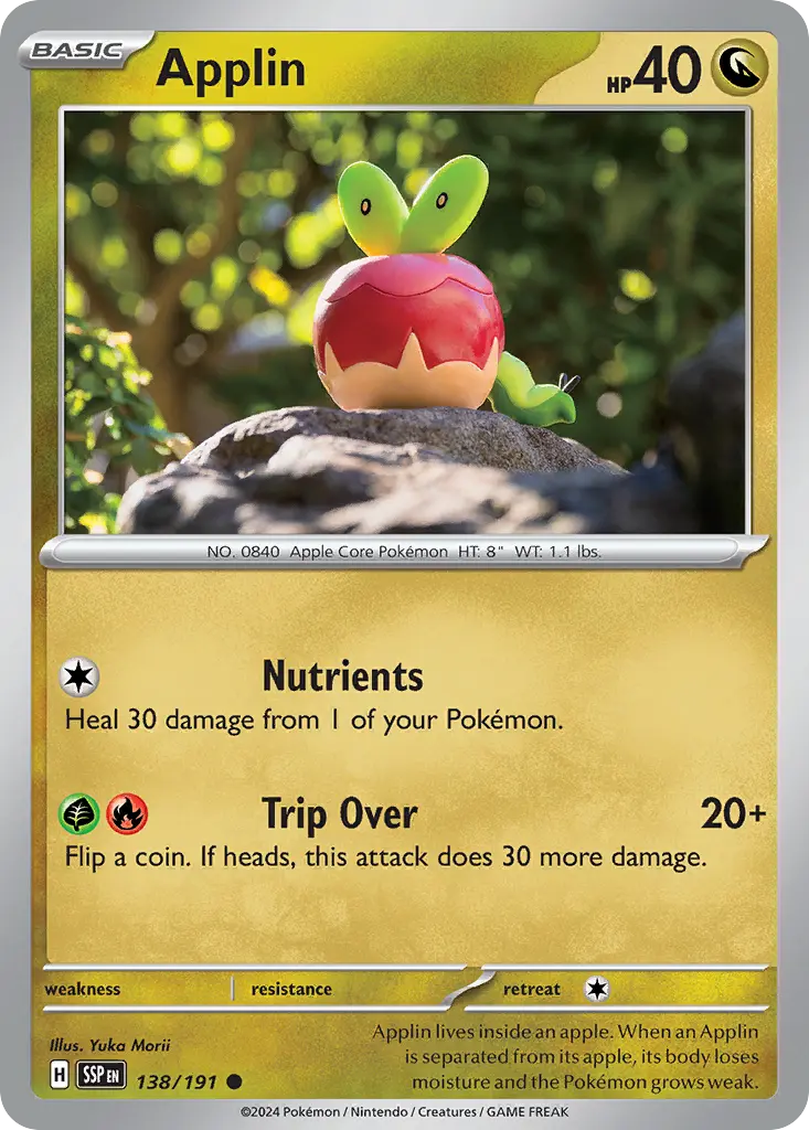 Applin (Surging Sparks) - Pokémon in TCG Land México