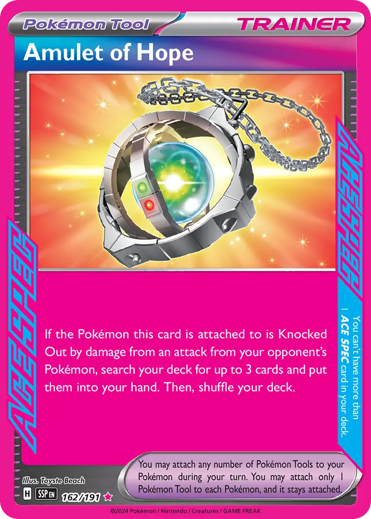Amulet of Hope (Surging Sparks) - Pokémon in TCG Land