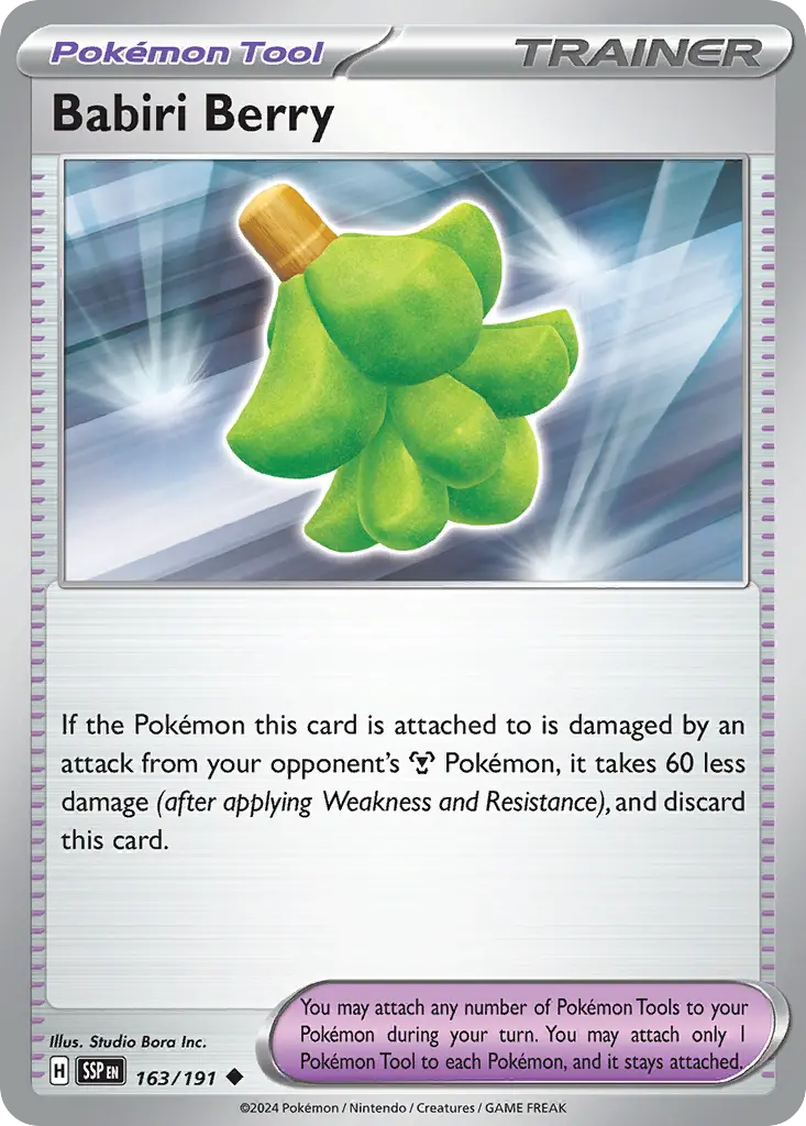 Babiri Berry (Surging Sparks) - Pokémon in TCG Land