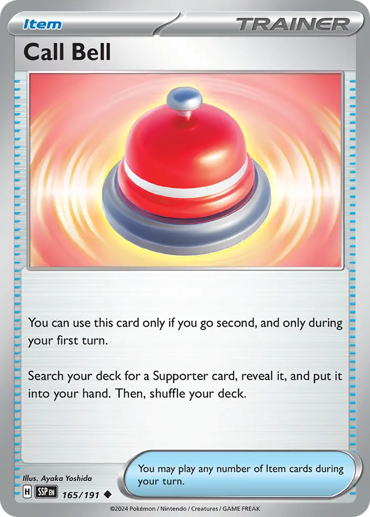 Call Bell (Surging Sparks) - Pokémon in TCG Land