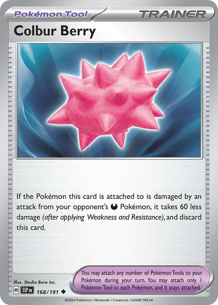 Colbur Berry (Surging Sparks) - Pokémon in TCG Land