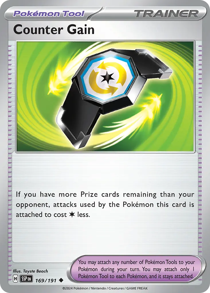 Counter Gain (Surging Sparks) - Pokémon in TCG Land México