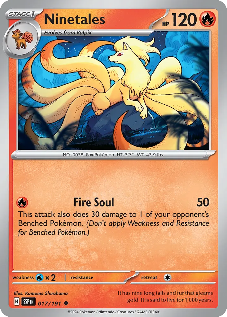 Ninetales (Surging Sparks) - Pokémon in TCG Land México