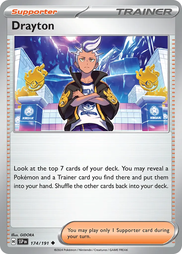 Drayton (Surging Sparks) - Pokémon in TCG Land México