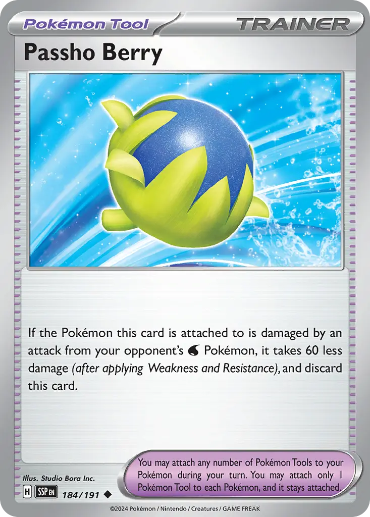 Passho Berry (Surging Sparks) - Pokémon in TCG Land
