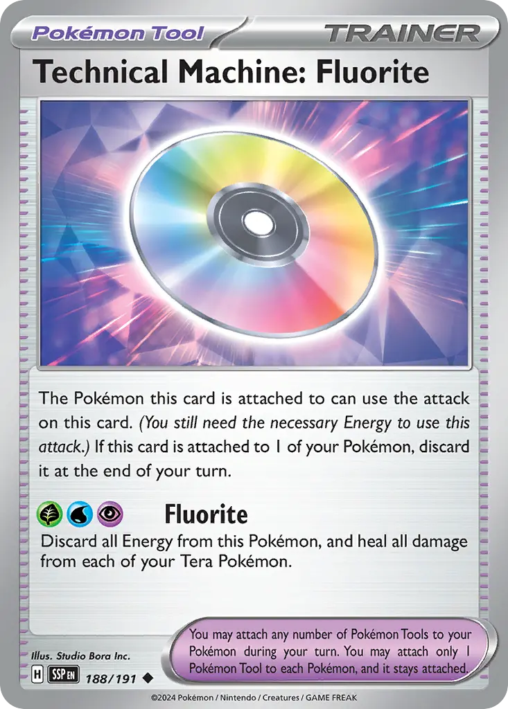 Technical Machine: Fluorite (Surging Sparks) - Pokémon in TCG Land México