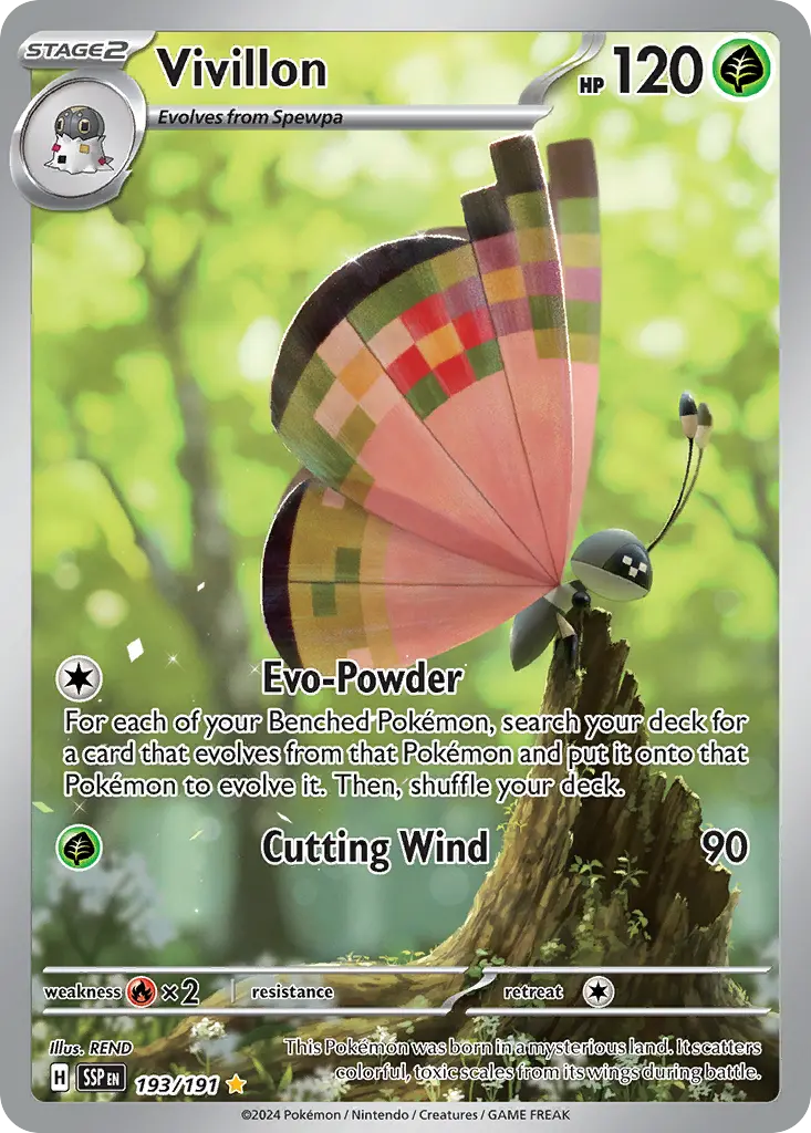 Vivillon (Surging Sparks) - Pokémon in TCG Land