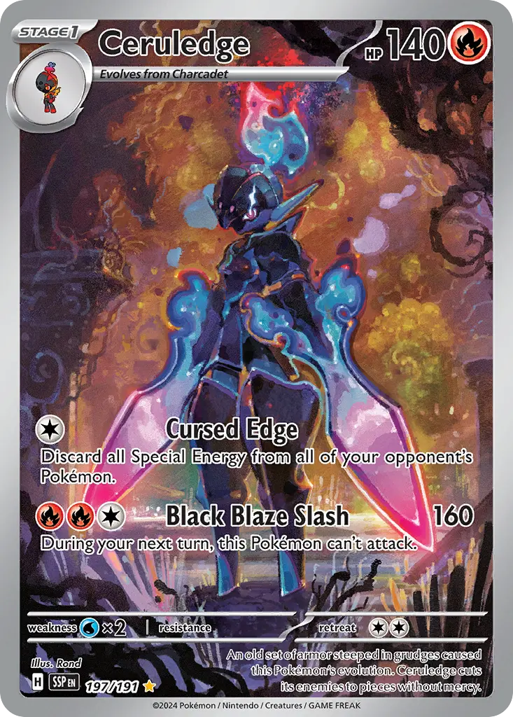 Ceruledge (Surging Sparks) - Pokémon in TCG Land
