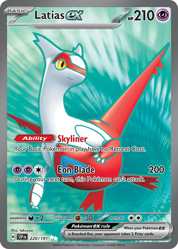 Latias ex (Surging Sparks) - Pokémon in TCG Land