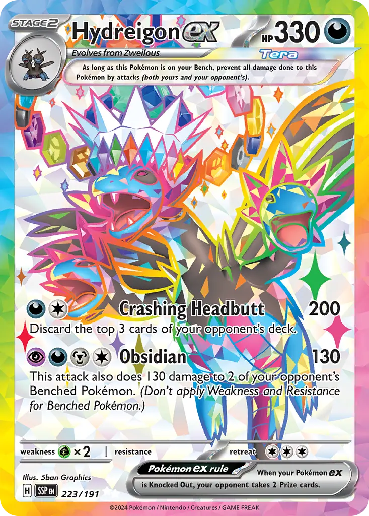 Hydreigon ex (Surging Sparks) - Pokémon in TCG Land México