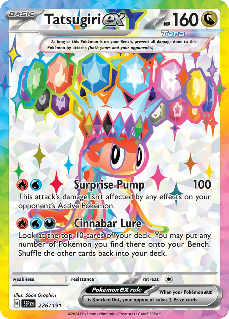 Tatsugiri ex (Surging Sparks) - Pokémon in TCG Land
