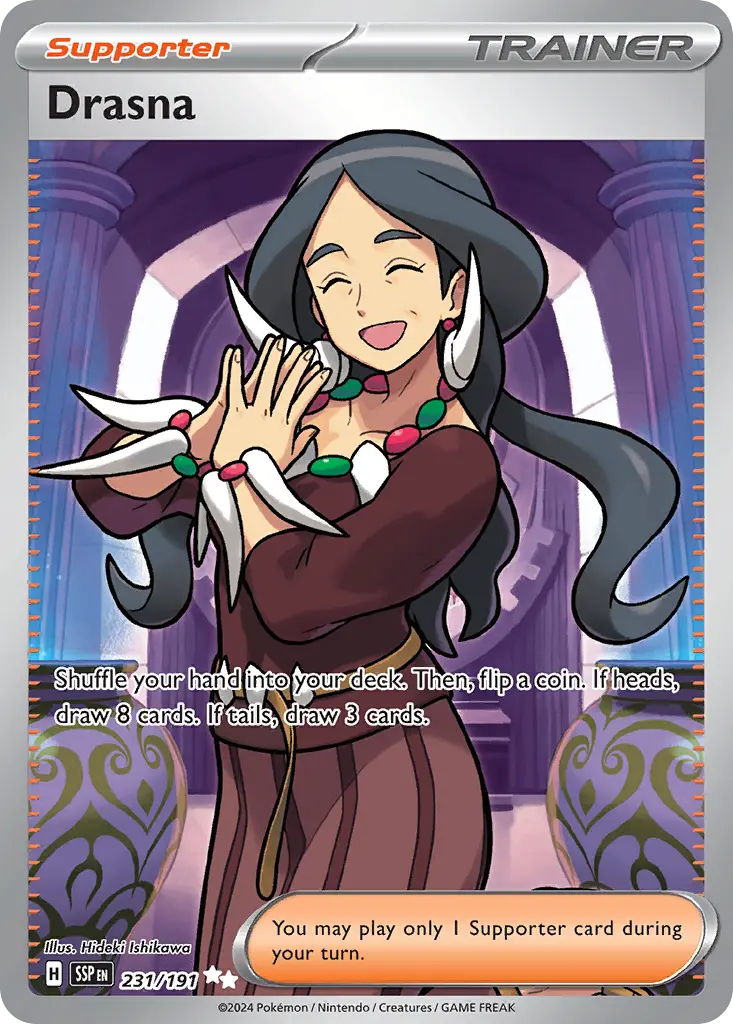 Drasna (Surging Sparks) - Pokémon in TCG Land