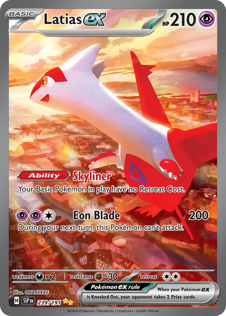 Latias ex (Surging Sparks) - Pokémon in TCG Land