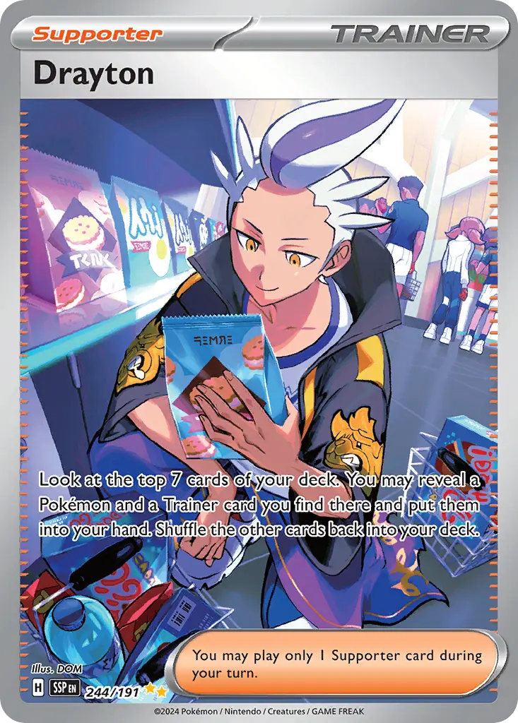 Drayton (Surging Sparks) - Pokémon in TCG Land