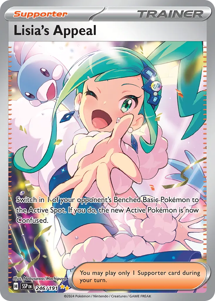 Lisia's Appeal (Surging Sparks) - Pokémon in TCG Land