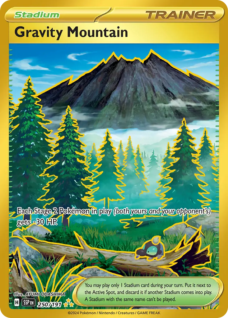 Gravity Mountain (Surging Sparks) - Pokémon in TCG Land
