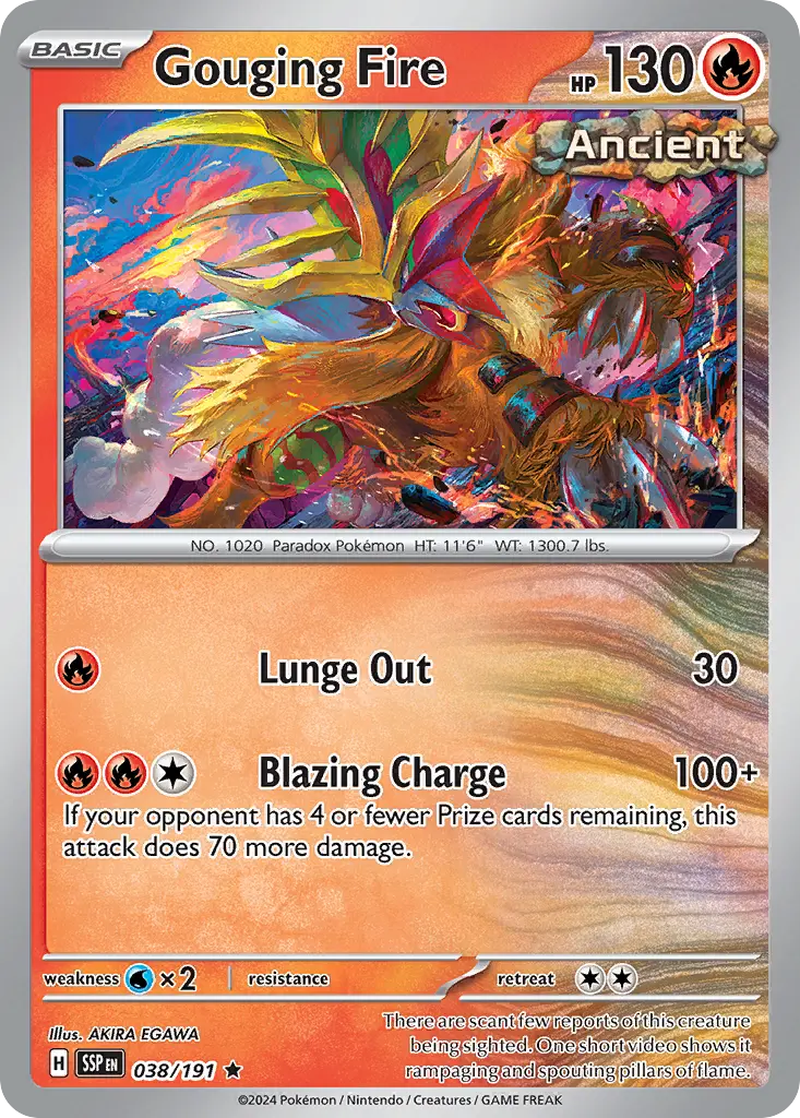 Gouging Fire (Surging Sparks) - Pokémon in TCG Land