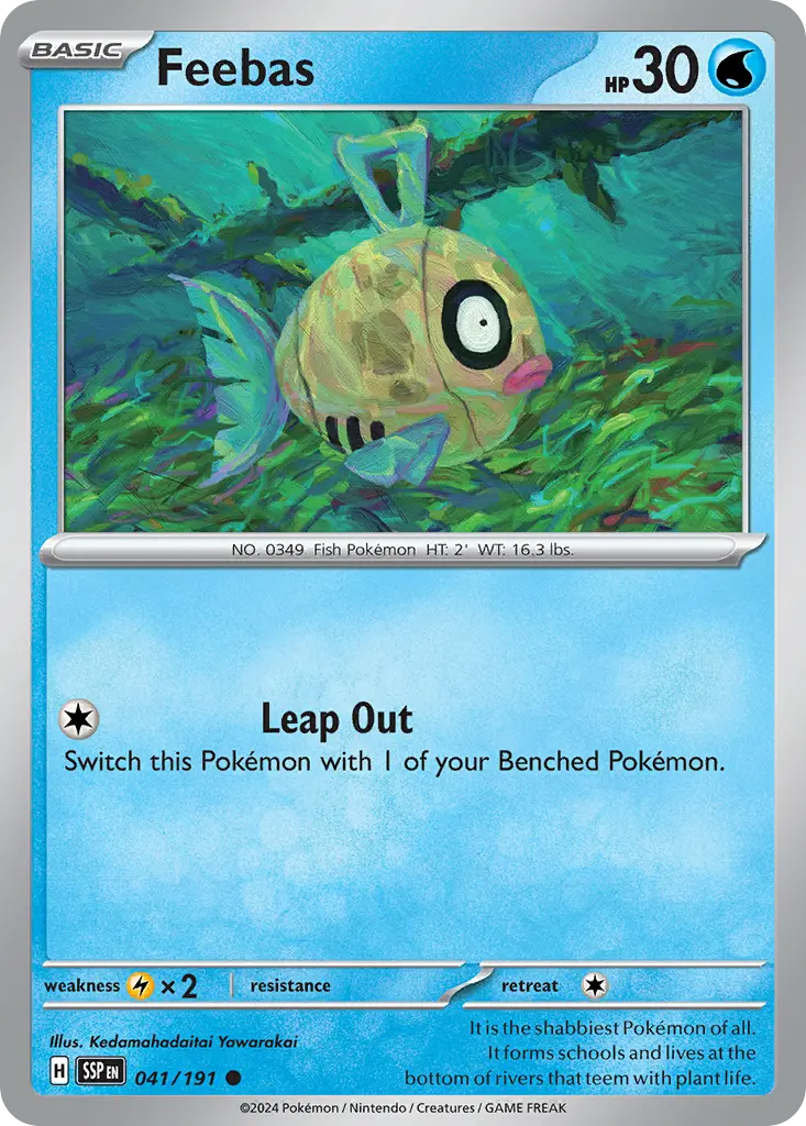 Feebas (Surging Sparks) - Pokémon in TCG Land México