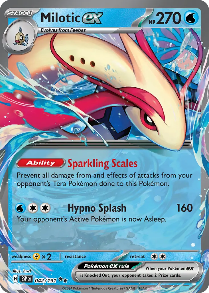 Milotic ex (Surging Sparks) - Pokémon in TCG Land