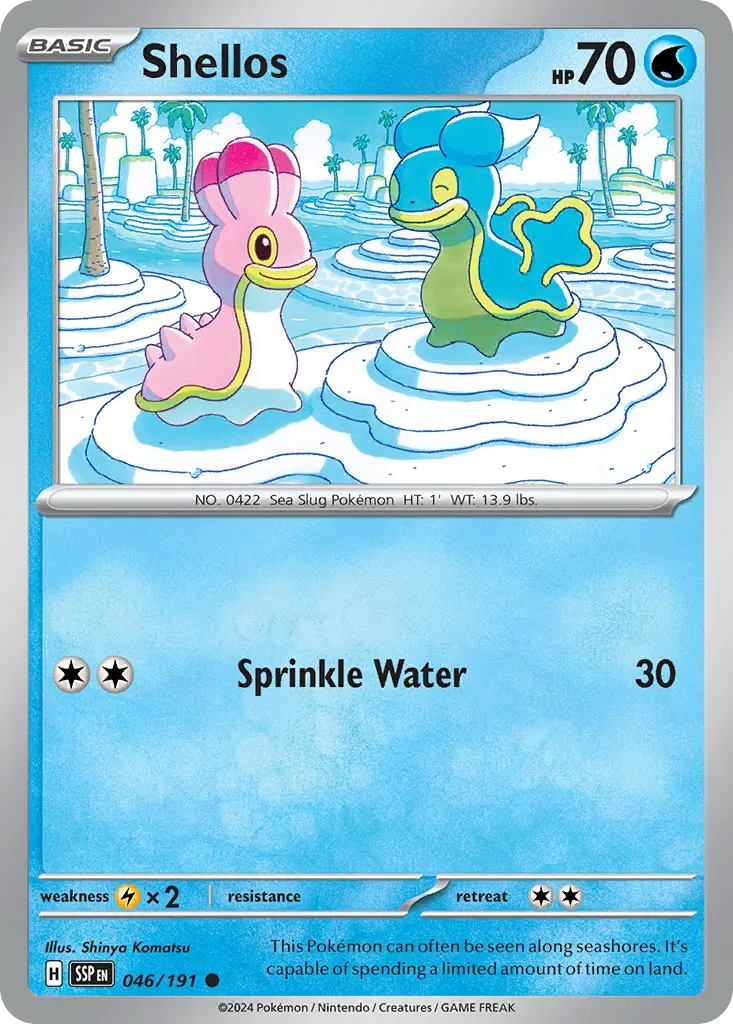 Shellos (Surging Sparks) - Pokémon in TCG Land México