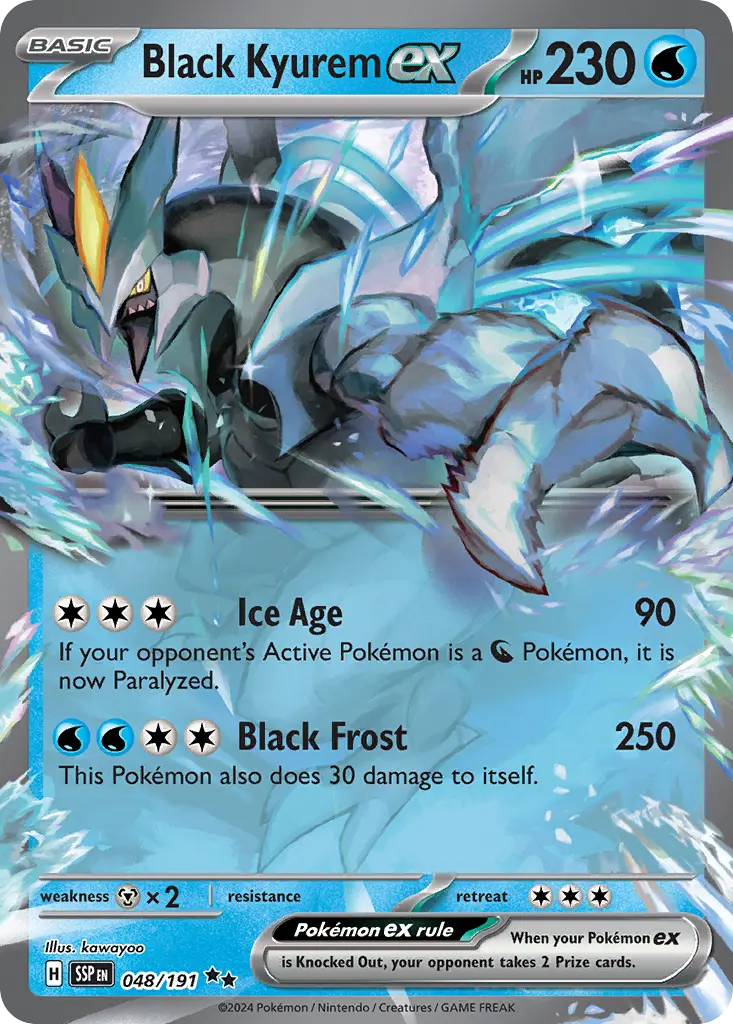 Black Kyurem ex (Surging Sparks) - Pokémon in TCG Land
