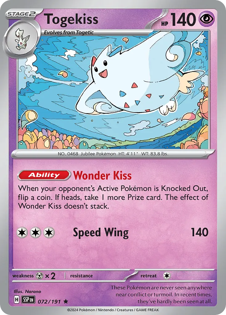 Togekiss (Surging Sparks) - Pokémon in TCG Land