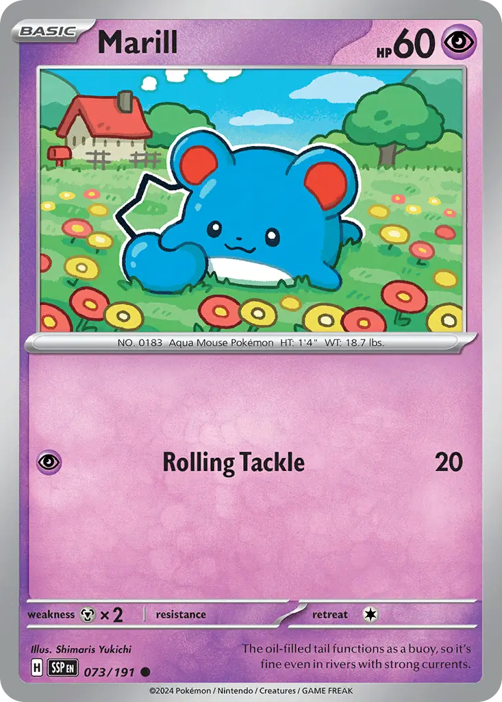 Marill (Surging Sparks) - Pokémon in TCG Land