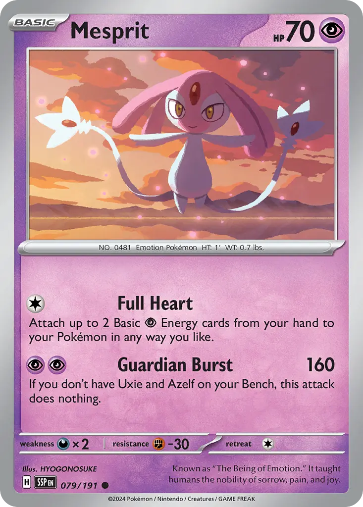 Mesprit (Surging Sparks) - Pokémon in TCG Land