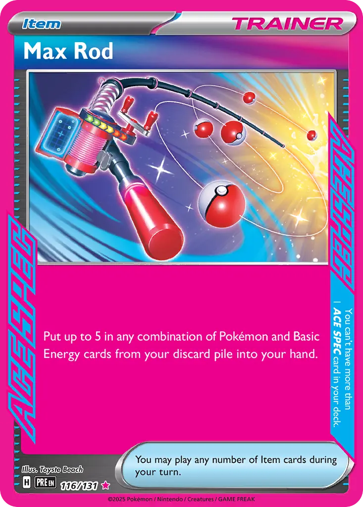 Max Rod (Prismatic Evolutions) - Pokémon in TCG Land
