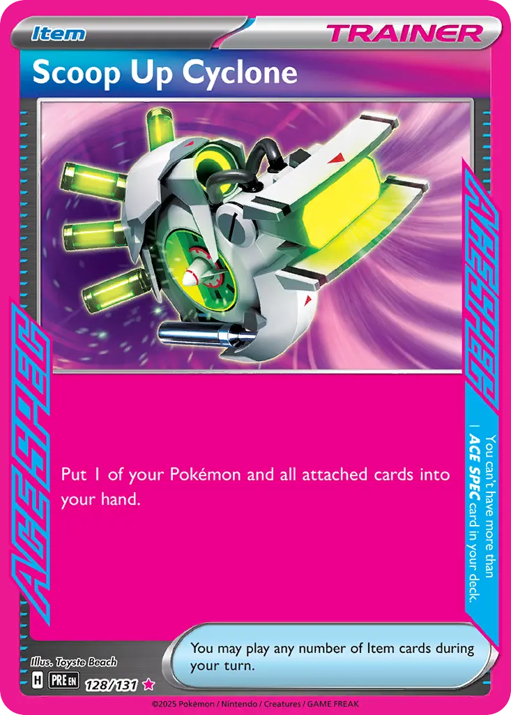 Scoop Up Cyclone (Prismatic Evolutions) - Pokémon in TCG Land