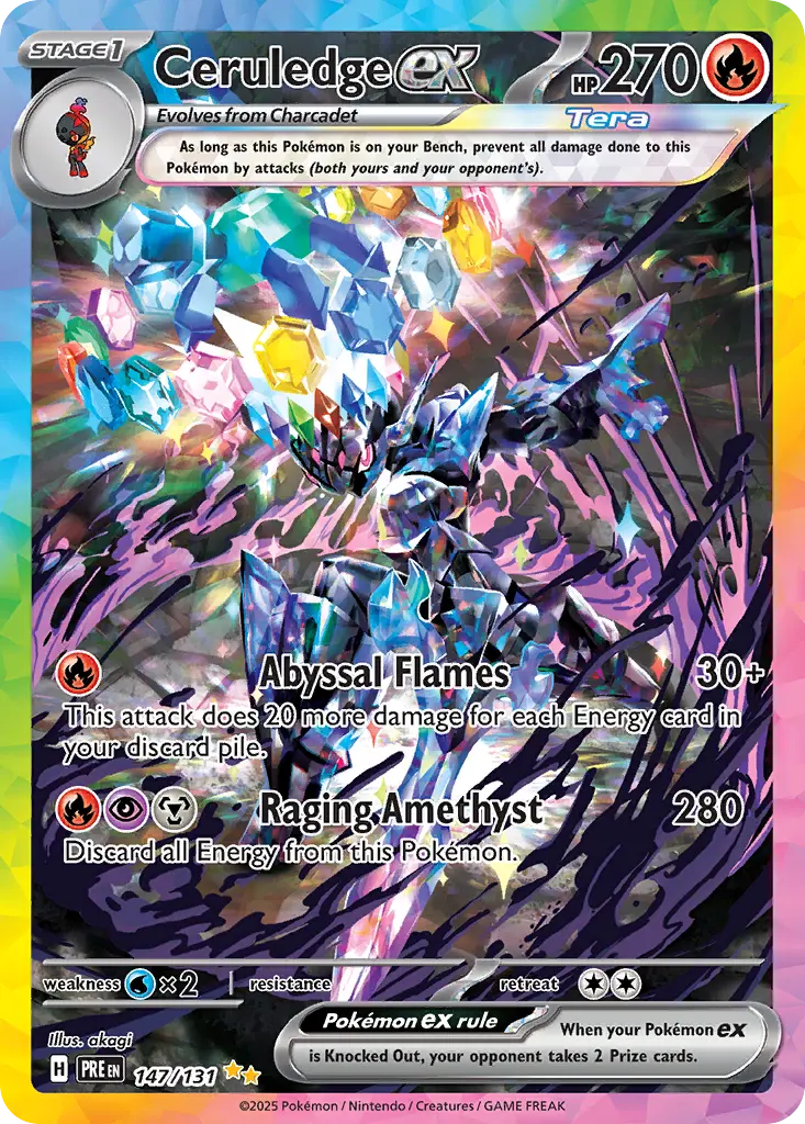 Ceruledge ex (Prismatic Evolutions) - Pokémon in TCG Land