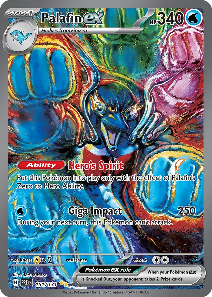 Palafin ex (Prismatic Evolutions) - Pokémon in TCG Land