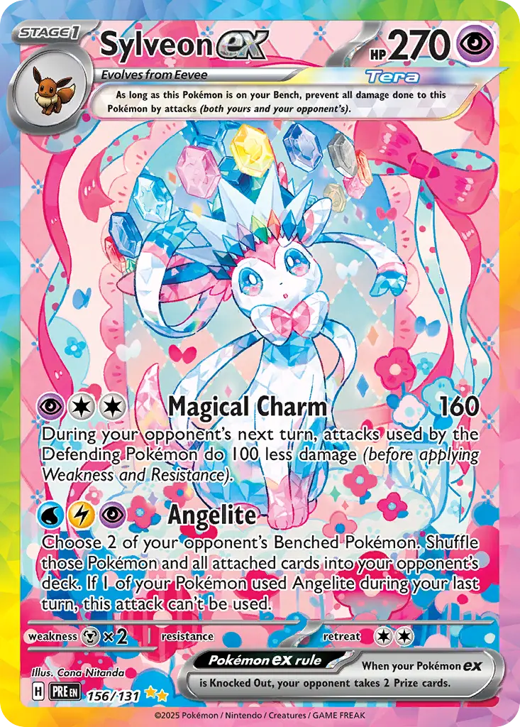 Sylveon ex (Prismatic Evolutions) - Pokémon in TCG Land