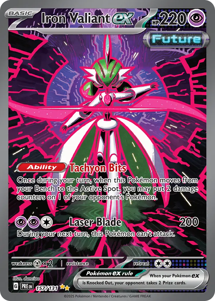 Iron Valiant ex (Prismatic Evolutions) - Pokémon in TCG Land México