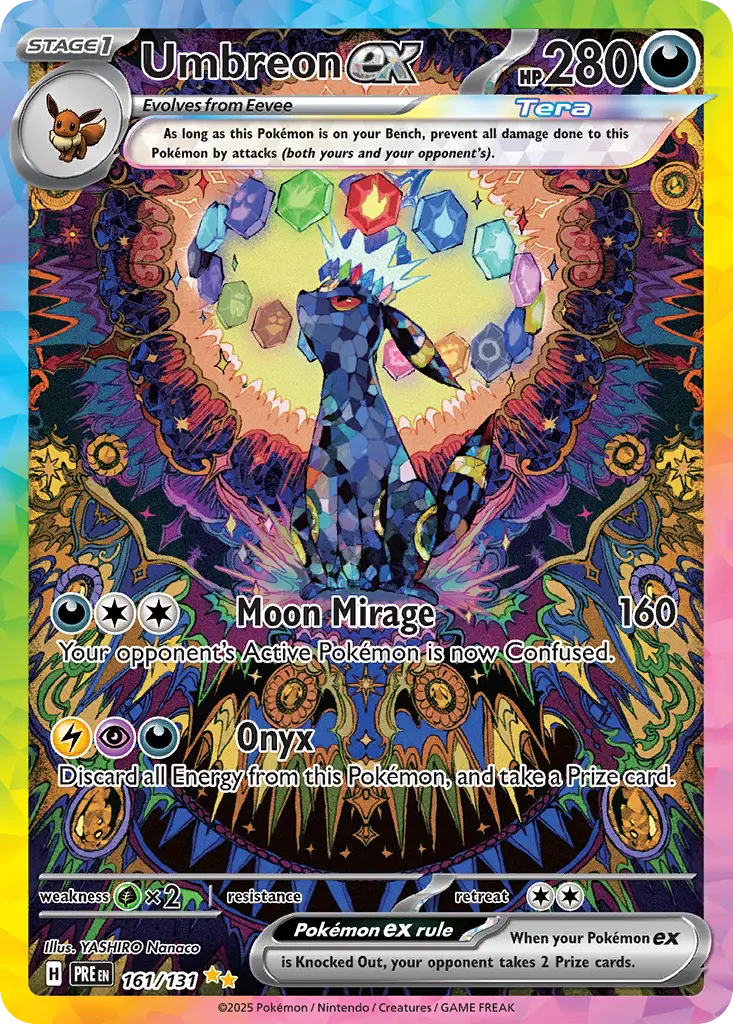 Umbreon ex (Prismatic Evolutions) - Pokémon in TCG Land