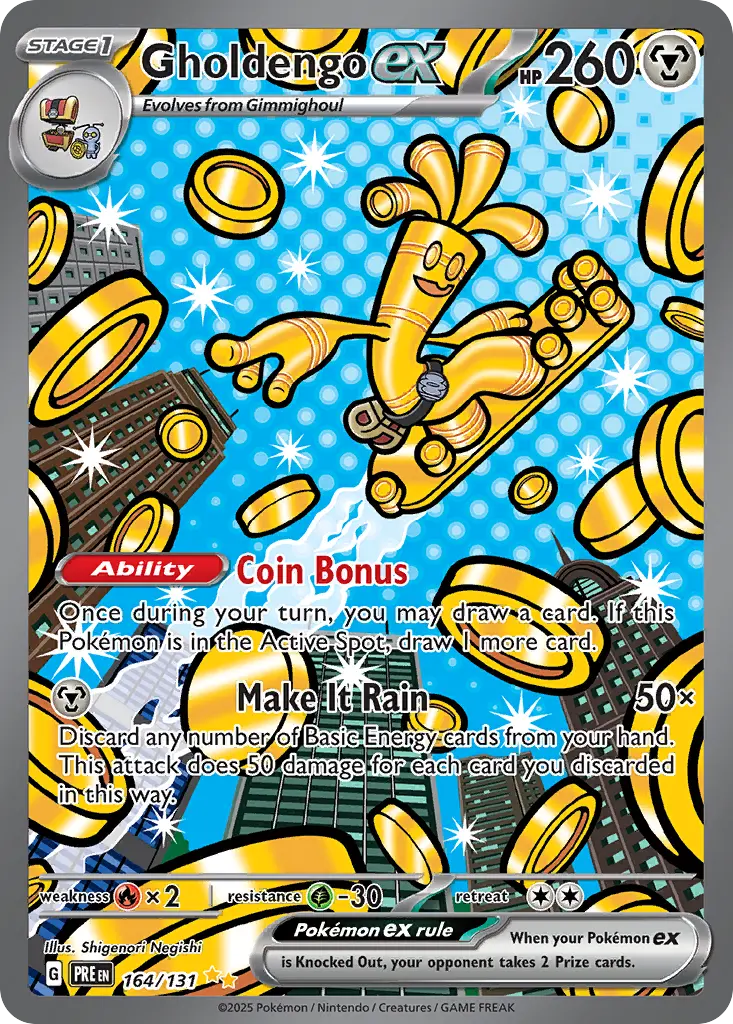 Gholdengo ex (Prismatic Evolutions) - Pokémon in TCG Land