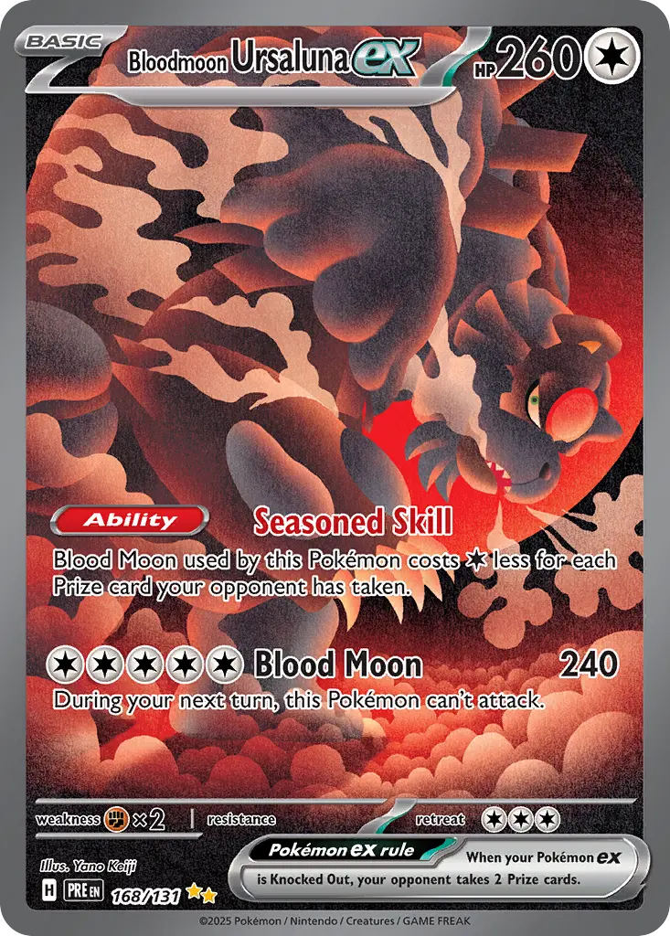 Bloodmoon Ursaluna ex (Prismatic Evolutions) - Pokémon in TCG Land
