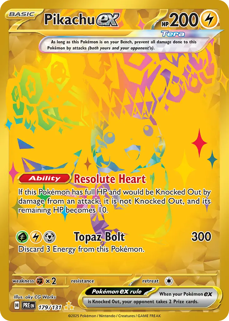 Pikachu ex (Prismatic Evolutions) - Pokémon in TCG Land