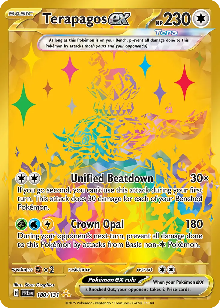 Terapagos ex (Prismatic Evolutions) - Pokémon in TCG Land