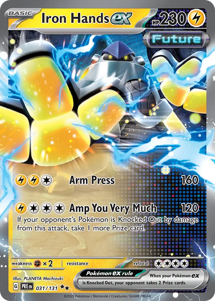 Iron Hands ex (Prismatic Evolutions) - Pokémon in TCG Land