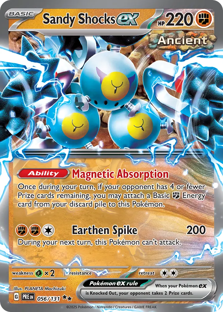 Sandy Shocks ex (Prismatic Evolutions) - Pokémon in TCG Land