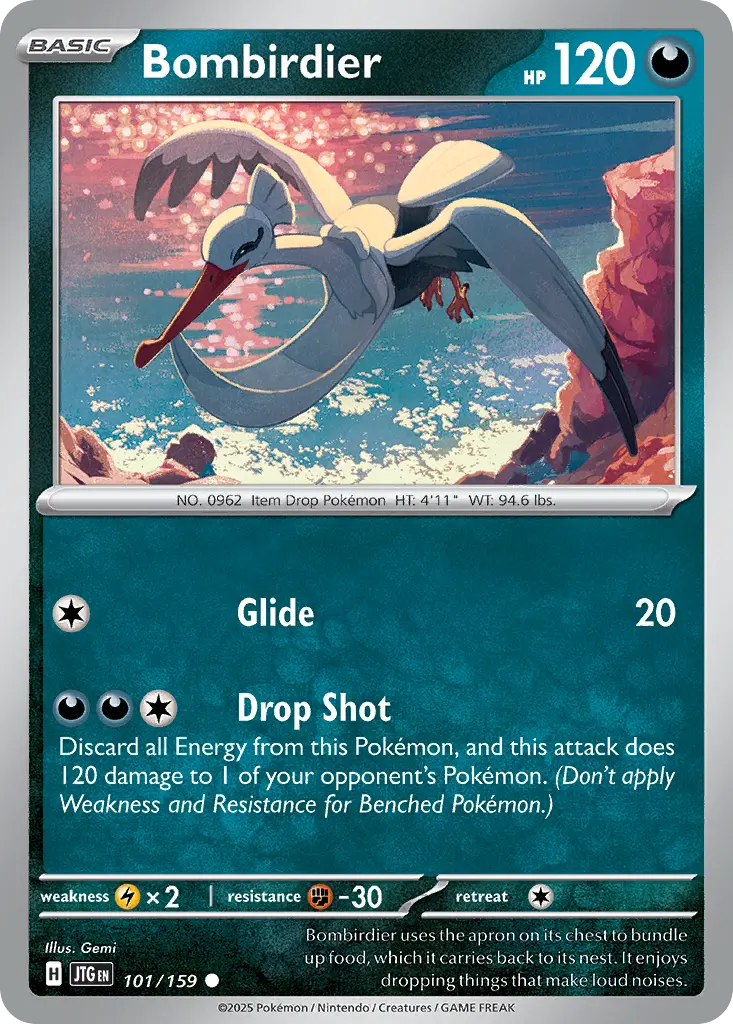 Bombirdier (Journey Together) - Pokémon in TCG Land