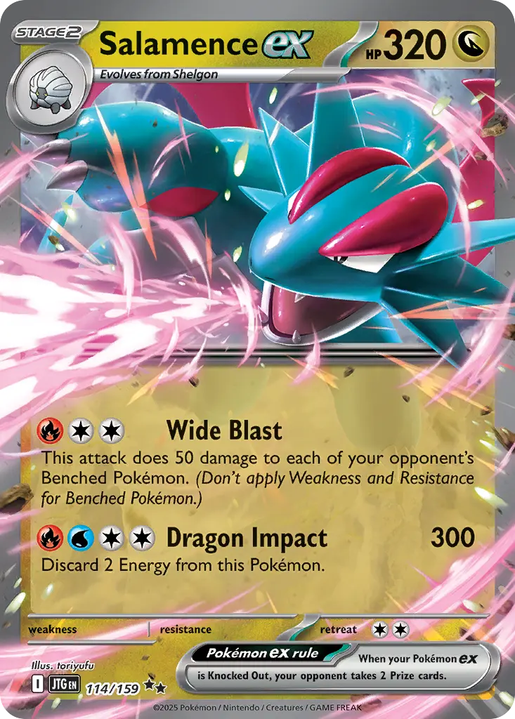 Salamence ex (Journey Together) - Pokémon in TCG Land México