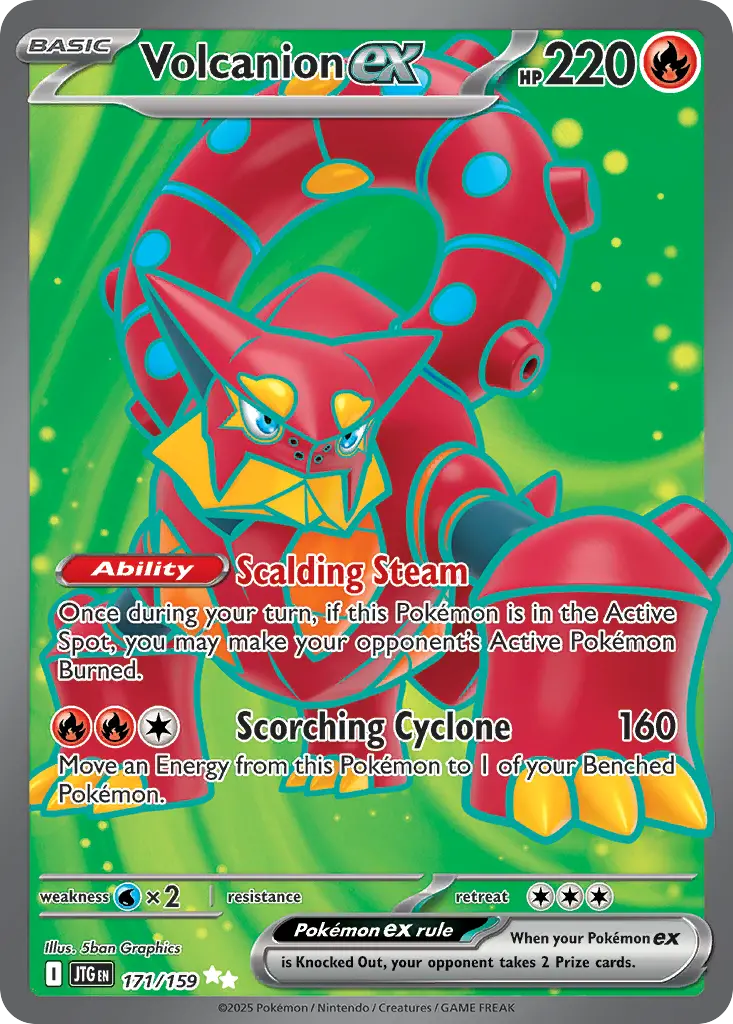 Volcanion ex (Journey Together) - Pokémon in TCG Land
