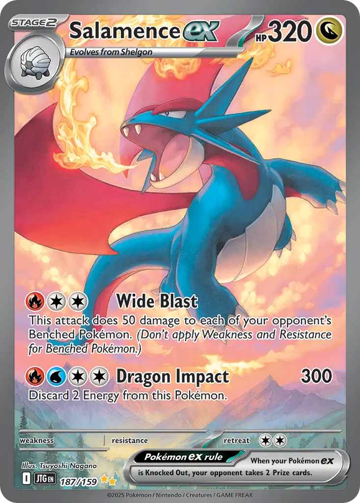 Salamence ex (Journey Together) - Pokémon in TCG Land