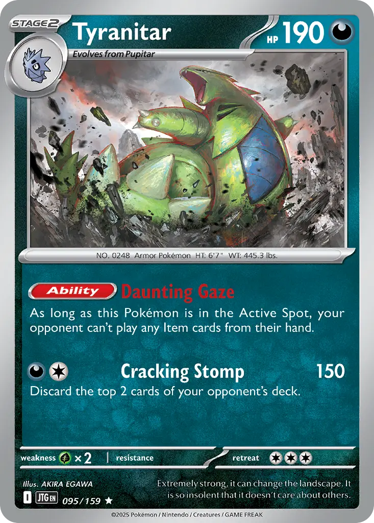 Tyranitar (Journey Together) - Pokémon in TCG Land